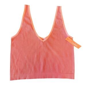 New COLSIE Coral Loung Tank Top PJ Bra Top Women size XL NWT0